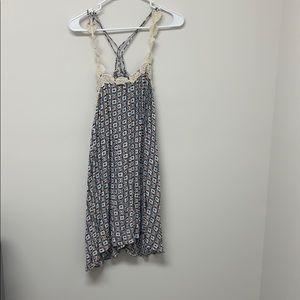 Umgee dress, with cross cross back.